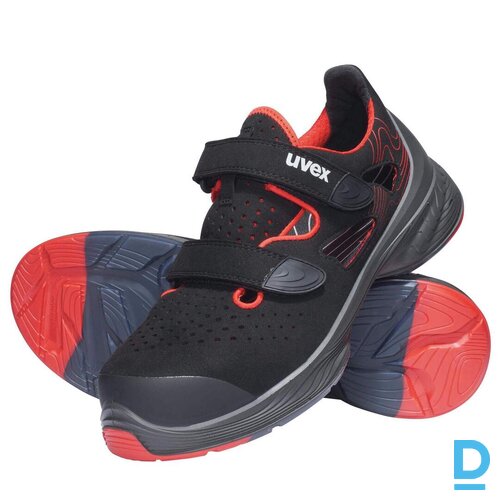 Darba Sandeles Kurpes 1 G2 UVEX S1P ESD SRC Ultra Lightweight Xenova Clima Zone Velcro Black Red GERMANY Drošības Darba Apavi Specapavi Aizsargapavi Darba Sandeles Kurpes 1 G2 UVEX S1P ESD SRC Ultra Lightweight Xenova Clima Zone Velcro Black Red GERMANY Drošības Darba Apavi Specapavi Aizsargapavi