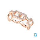 Pārdod Messika So Move 2 Finger Diamond Pavé Ring