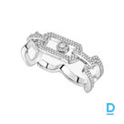 Pārdod Messika So Move 2 Finger Diamond Pavé Ring