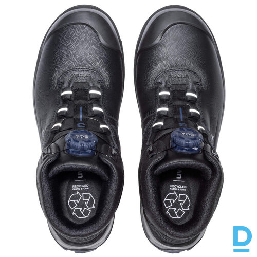 Darba Puszābaki Boa Fit 3 MACSOLE TANK UVEX S3S SRC FO WRU PU P E Water Resistance Antistatic Blue Black GERMANY Drošības Darba Apavi Specapavi