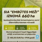 Iznomā lauksaimniecībā izmantojamu zemi
