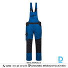 Darba Puskombinezons ar Ceļusargiem Komplektā T704 Portwest 4 Way Stretch Polycotton Black Blue IRELAND Darba Apģērbs Specapģērbs