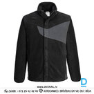 Darba Jaka Flīsa PW270 PORTWEST Anti Scratch Design Anti Pill Black Grey IRELAND Drošības Darba Apģērbi Specapģērbi Aizsargapģērbi