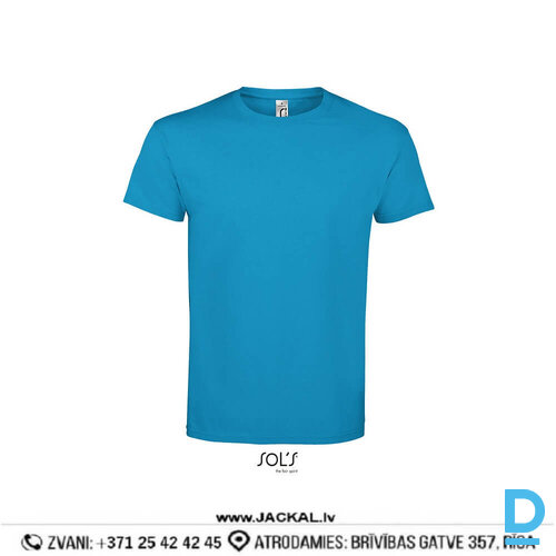 Darba T-Krekls Blīvs IMPERIAL Sols Work T Shirts 100 Cotton 190g m2 Aqua FRANCE Drošības Darba Apģērbi