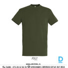 Рабочая футболка плотная IMPERIAL Sols Work T Shirts 100 Cotton 190g m² Army FRANCE Safety Workwear