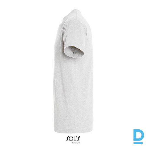 Darba T-Krekls Blīvs IMPERIAL Sols Work T Shirts 98 Cotton 2 Viscoze Ash FRANCE Drošības Darba Apģērbi
