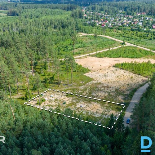 Pārdošanā 2000 m² zemes gabals privātai apbūvei klusā vietā netālu no Garkalnes.