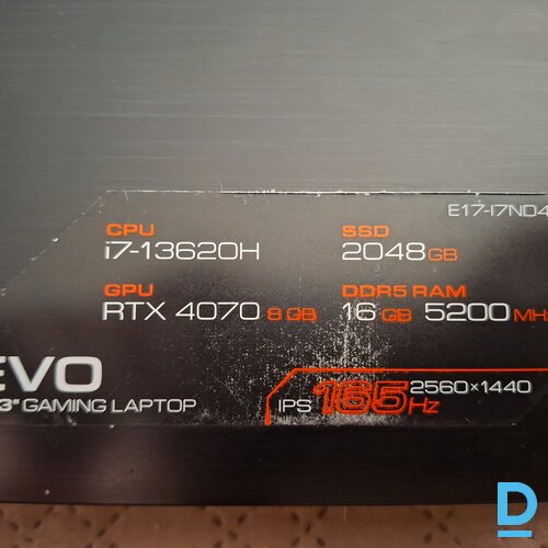 Pārdodu portatīvo datoru RTX 4070 - 2 TB SSD