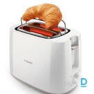 PHILIPS Tosteris, 830 W (balts) (HD2581/00)