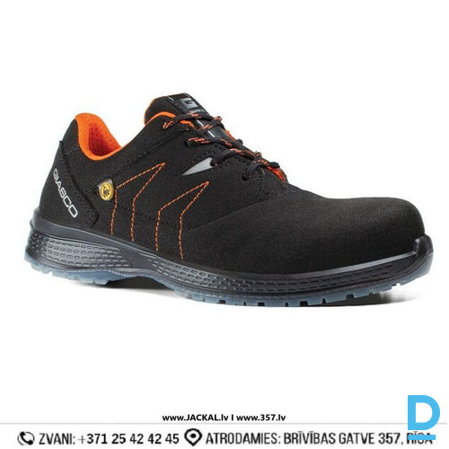 Darba Kurpes VOLARE Giasco S3L FO SR ESD E A WRU Microtech Extra Light Shoe Metal Free Black ITALY Drošības Darba Apavi Specapavi Aizsargapavi