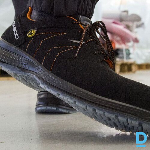 Darba Kurpes VOLARE Giasco S3L FO SR ESD E A WRU Microtech Extra Light Shoe Metal Free Black ITALY Drošības Darba Apavi Specapavi Aizsargapavi