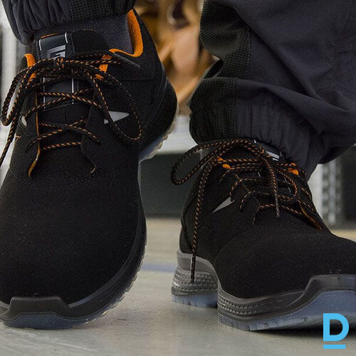Darba Kurpes VOLARE Giasco S3L FO SR ESD E A WRU Microtech Extra Light Shoe Metal Free Black ITALY Drošības Darba Apavi Specapavi Aizsargapavi