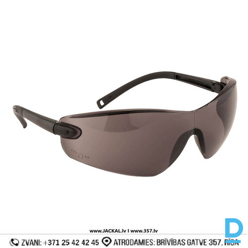 Darba Brilles Saules Profilētas Aizsardzības Skrāpējumu Drošas PW34 Portwest UV Protection Black IRELAND Darba Apģērbs Aksesuārs Specapģērbi