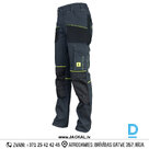 Рабочие брюки серые S3 Urgent Flexi 98 Cotton 2 Elastan серые черные защитные рабочие брюки спецодежда защитная одежда