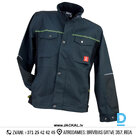 Work Jacket Grey S3 Urgent Flexi 98 Cotton 2 Elastan Grey Black Safety Workwear Special Clothing Protective Clothing