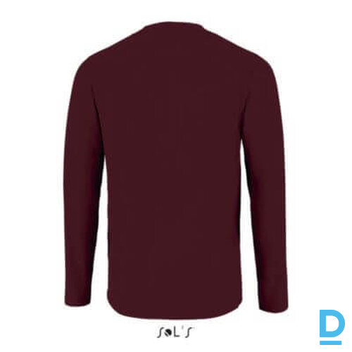 Darba T Krekls Garām Piedurknēm IMPERIAL LSL Sols Work T Shirts With Long Sleeves Safety Workwear Oxblood FRANCE Drošības Darba Aizsargapģērbs Darba T Krekls Garām Piedurknēm IMPERIAL LSL Sols Work T Shirts With Long Sleeves Safety Workwear Oxblood FRANCE Drošības Darba Aizsargapģērbs