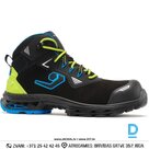 Darba Puszābaki BOSTON BASE S3S ESD SC LG FO SR TPU AirTech HiFlap Comfort Black Blue Drošības Darba Apavi Specapavi Aizsargapavi