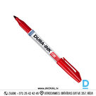 Smalkais Permanentais Tintes Marķieris DURA INK Markal Wear Resistant Fast Drying Industrial Strength Red Rokas Darba Instrumenti