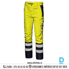 Darba Bikses Metinātājiem Liesmu Drošas Antistatiskas HI-VIS SUPERTECH STRETCH SIR Reflective Navy Blue Yellow ITALY Darba Apģērbs Specapģērbs Aizsargapģērbs