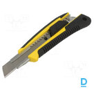Paper Knife Cutter with Comfort Handle LC560D12 TAJIMA 18 mm Automatic Locking Black Yellow Hand Tools