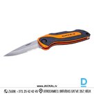 Work Folding Pocket Knife Cutter Stainless Steel 75 mm KBSK 01 BAHCO Black Orange Silver SWEDEN Hand Tools