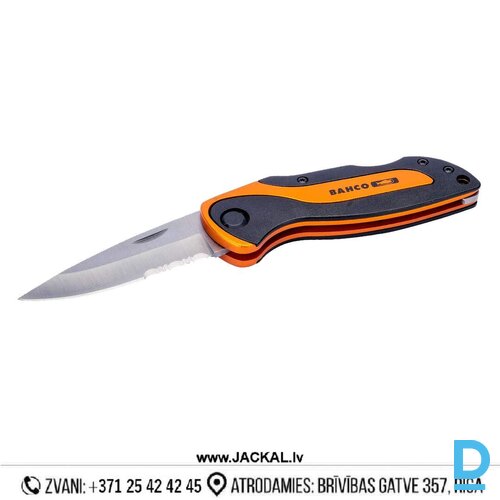 Darba Saliekams Kabatas Nazis Griezējs Nerūsējošā Tērauda 75 mm KBSK 01 BAHCO Black Orange Silver SWEDEN Rokas Darba Instrumenti