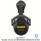 Darba Aizsargkaskas Ķiveres Ausu Aizsargi Austiņas DIELECTRIC K20H UVEX 30 dB Euroslot Helmet Connection Black Yellow GERMANY Darba Aizsardzības Aksesuārs