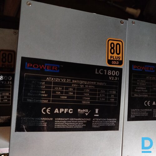 Pārdod LC-Power LC1800 PLUS Gold Barošanas bloks