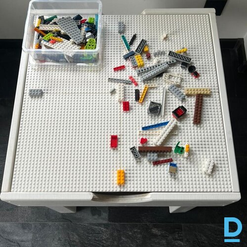 Pārdod V6 Smilš Kaste Bērnu galdi Mazā arhitekta galds – LEGO galds bērniem 2in1