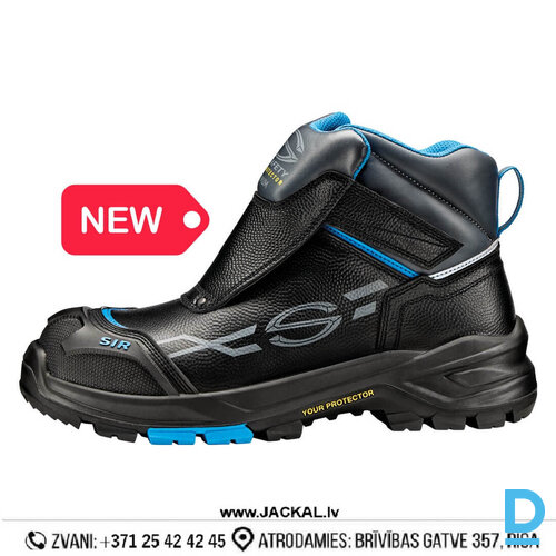 Darba Puszābaki Metinātājiem FIREWORKS SIR S3S CI HI HRO FO SC LG SR PU Dry Plus Black Blue ITALY Drošības Darba Apavi Specapavi Aizsargapavi