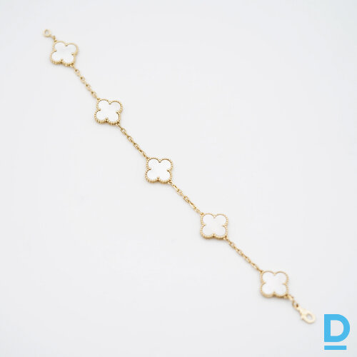 Pārdod Van Cleef & Arpels Vintage Alhambra bracelet, 5 motifs Pārdod Van Cleef & Arpels Vintage Alhambra bracelet, 5 motifs