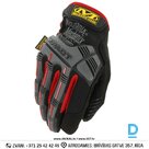 Darba Cimdi Elpojoši M PACT Mechanix TPR D3O Impact Resistance Machine Washable Touchscreen Capable Black Red Darba Apģērbs Aksesusārs Aizsargapģērbs