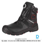 Work Boots Leather Insulated Spin On ALTA Stepo S3S HRO CI FO SR PU Waterproof O2Dry 400 Membrane 3M Thinsulate Breathable Black Safety Work Shoes Special Shoes