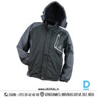 Work Jacket with Hood Warm URG Y Sport 263 Safety Workwear Work Jacket Velcro Fleece Black Grey Safety Workwear Protective Clothing