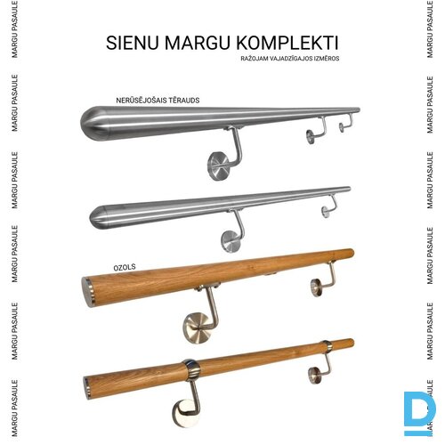 Pie sienas stiprināmas margas