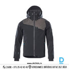 Darba Jaka Softshell Elastīga 17001 MASCOT Ultimate Stretch Waterproof Breathable Lightweight Black Dark Anthracite DENMARK Drošības Darba Apģērbi Specapģērbi Aizsargapģērbi