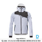 Darba Jaka Softshell Elastīga 17001 MASCOT Ultimate Stretch Waterproof Breathable Lightweight White Dark Anthracite DENMARK Drošības Darba Apģērbi Specapģērbi Aizsargapģērbi
