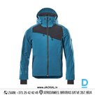 Darba Jaka Softshell Elastīga 17001 MASCOT Ultimate Stretch Waterproof Breathable Lightweight Dark Petroleum Black DENMARK Drošības Darba Apģērbi Specapģērbi Aizsargapģērbi