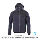 Darba Jaka Softshell Elastīga 17001 MASCOT Ultimate Stretch Waterproof Breathable Lightweight Dark Navy DENMARK Drošības Darba Apģērbi Specapģērbi Aizsargapģērbi