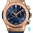 Pārdod Hublot Classic Fusion 45 Chronograph King Gold Blue
