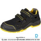 Work Sandals Shoes Lightweight Perforated PANTHER Stepo S1PS SR FO Light Breathable Velcro Antistatic Safety Footwear Black Yellow Safety Work Shoes Special Shoes