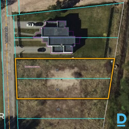 Pārdošanā līdzens 1458 m² zemes īpašums privātai apbūvei Dzilnuciemā, Babītes pa