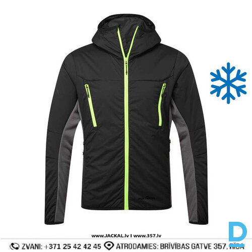 Darba Jaka Siltināta EV470 PORTWEST Extremely Water Resistant Insulatex Pro Lining Black Grey IRELAND Drošības Darba Apģērbi Specapģērbi Aizsargapģērbi