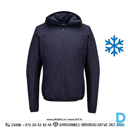 Darba Jaka Siltināta EV470 PORTWEST Extremely Water Resistant Insulatex Pro Lining Navy Blue IRELAND Drošības Darba Apģērbi Specapģērbi Aizsargapģērbi