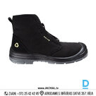 Darba Puszābaki Ādas ECODESERT MID Safety Jogger S1P SR Recycled Slip Resistant Outsole Camel Yellow BELGIUM Drošības Darba Apavi Specapavi Aizsargapavi