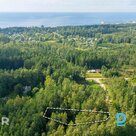 Pārdošanā līdens 1210 m² zemes gabals privātai apbūvei klusā meža ielokā.Zemes g