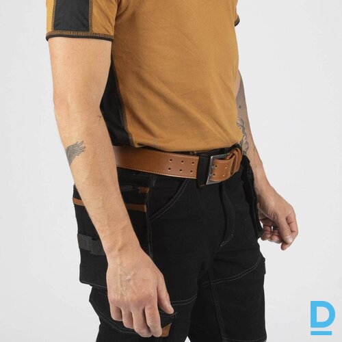 Darba Siksna Josta Dabīgās Ādas Izturīga COOPER Nine Worths Leather Belt Brown GERMANY Drošības Darba Apģērbi Aksesuāri Darba Siksna Josta Dabīgās Ādas Izturīga COOPER Nine Worths Leather Belt Brown GERMANY Drošības Darba Apģērbi Aksesuāri