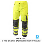Darba Bikses HI-VIS FLASH HOGERT Reflective Maximum Wearing Comfort Yellow Black Drošības Darba Apģērbi Aizsargapģērbi Specapģērbi