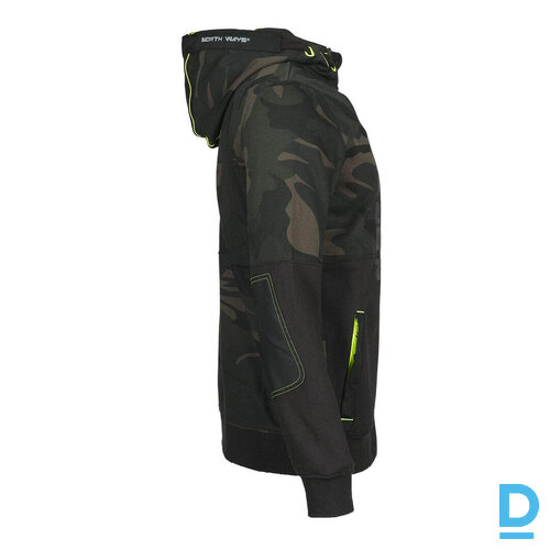 Darba Jaka ar Kapuci DARO Nine Worths Oeko Tex Standard Multipocket Woodland FRANCE Drošības Darba Apģērbs Specapģērbi Aizsargapģērbi