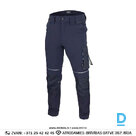 Darba Bikses Elastīgas STRETCH Rewelly YKK Cordura 4 Ways Stretch Water Resistant Breathable Blue Drošības Darba Apģērbi Specapģērbi Aizsargapģērbi